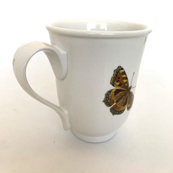 Portmeirion Coffee Tea Cup Mug The Botanic Garden Viola Tricolor Butterfly 1818 - Picture 7 of 13